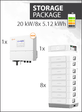 Solis S6 EH3P20K-H-EU and Dyness Stack 100 41kWh Storage Package