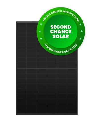 GRADE B - 435W N-type Bifacial Double Glass Traceable LB All Black with MC4