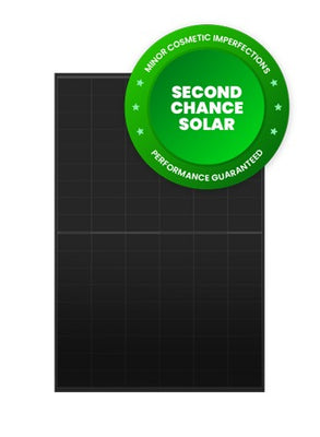 GRADE B - 435W N-type Bifacial Double Glass Traceable LB All Black with MC4