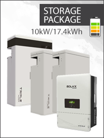 SolaX X3 RetroFit 3ph AC Coupled 10.0kW with 17.4kW LFP 1x MASTER 2x SLAVE