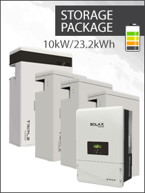 SolaX X3 RetroFit 3ph AC Coupled 10.0kW with 23.2kW LFP 1x MASTER 3x SLAVE