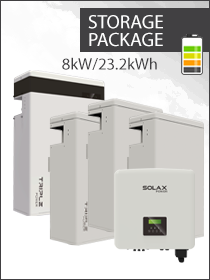 SolaX 8kW 3phase Hybrid with 23.2kWh LFP 1x MASTER 3x SLAVE V2