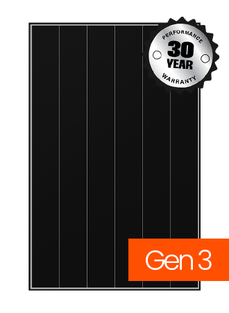 Aiko 485 Watt Panel HIGH 54 BF 54 Cell Black Backsheet black Frame