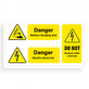 Battery Hazard label Li-ion ( 230mm * 90mm )