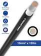10mm2 single-core DC cable 100m - Black