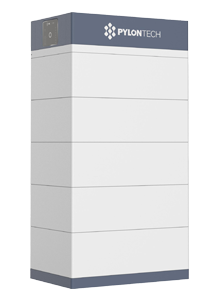 Pylon Force-H3 High Voltage System stack of 5 incl. BMU (25.6 kWh)