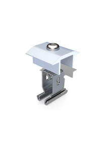 Middle Clamp+ 30 - 50mm Silver  (Pack of 400)