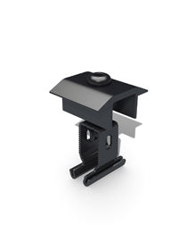 Middle Clamp+ 30 - 50mm Black  (Pack of 120)