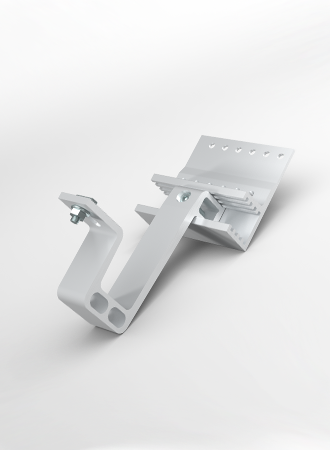 Variosole RH1 Pantile roof hook Aluminium adjustable 100 mm (without wood screws)