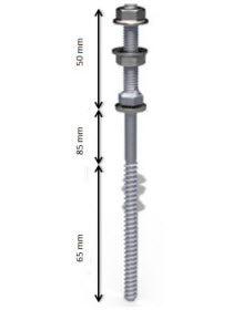 Solar Fastener for steel substructure 150mm/50mm/200