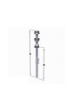 Solar Fastener for wood substructure 130mm/50mm