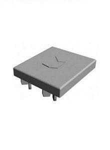 VarioSole + End Cap 41X35 rail Single - Grey (Pack of 100)