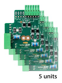 RS485 Dual Surge Protection Kit for 3 Phase inverters with SetApp (Pack of 5)