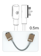 Tesla Powerwall 3 - 0.5M Expansion Harness - 1875157-05-D