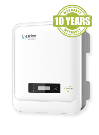 Viridian Clearline 5.0kW 1PH Inverter 2MPPT with integrated DC isolator switch