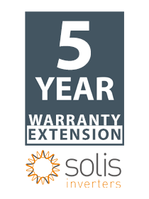 Solis Warranty Ext. of 5 years (Total 10y) for S6 GC80 to 125kW 